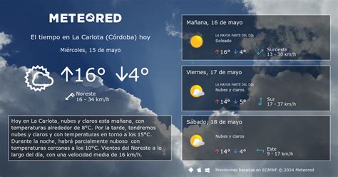 tiempo la carlota cordoba|El Tiempo en La Carlota (Córdoba)